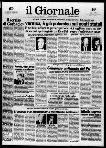 Il giornale : quotidiano del mattino